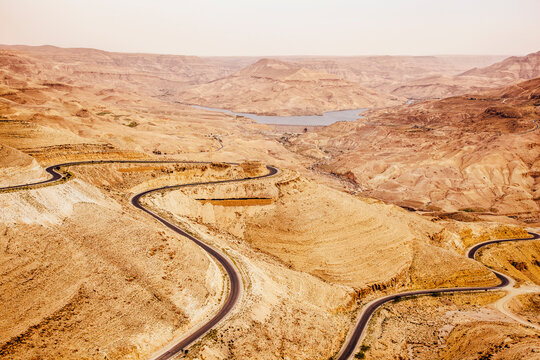 The Kings Highway On The Way To Petra, Jordan