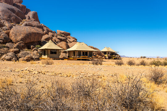 Tourist lodges in Namibrand Nature Reserve , Namibia