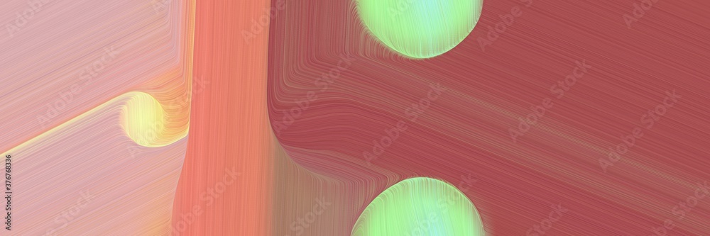 Aufkleber abstract flowing header with moderate red, tea green and pastel magenta colors. fluid curved flowing