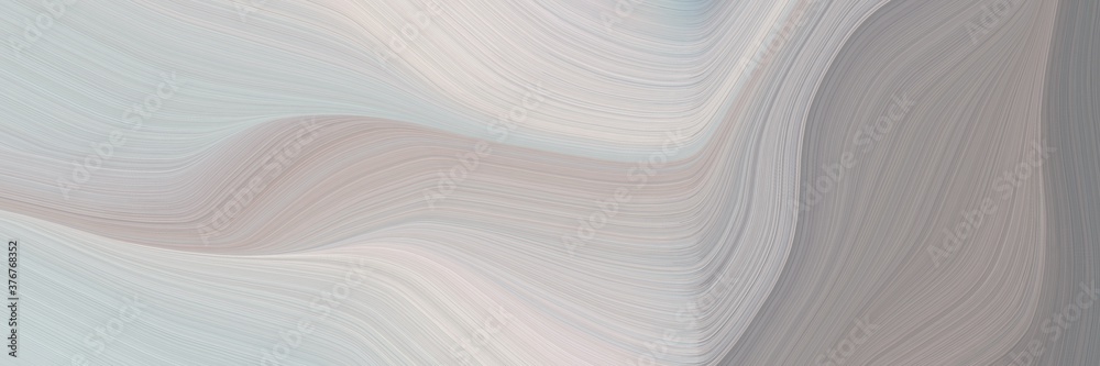 Aufkleber abstract flowing banner with silver, gray gray and dark gray colors. fluid curved lines with dynamic flowing waves and curves for poster or canvas
