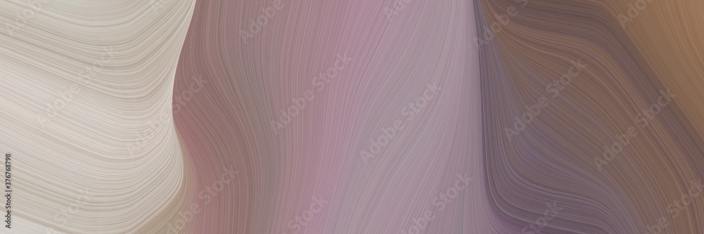 Poster abstract dynamic header with gray gray, pastel gray and ash gray colors. fluid curved lines with dynamic flowing waves and curves for poster or canvas