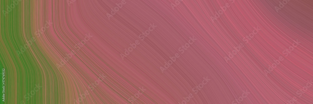 Fototapete abstract artistic horizontal banner with moderate red, indian red and dark olive green colors. fluid