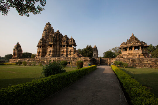 Visvanatha Temple in Khajuraho. Madhya Pradesh, India