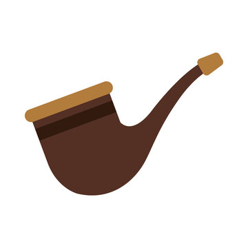 recommend clip art: smoking pipe icon, flat style