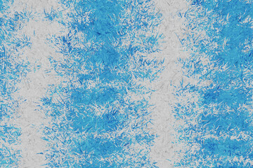 3d rendering of blue and white woolly texture