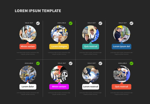 Infographic Dashboard Layout
