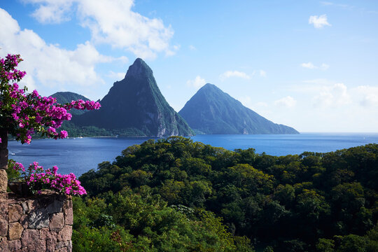 Pitons, Saint Lucia, Caribbean