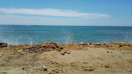 beach in the morning