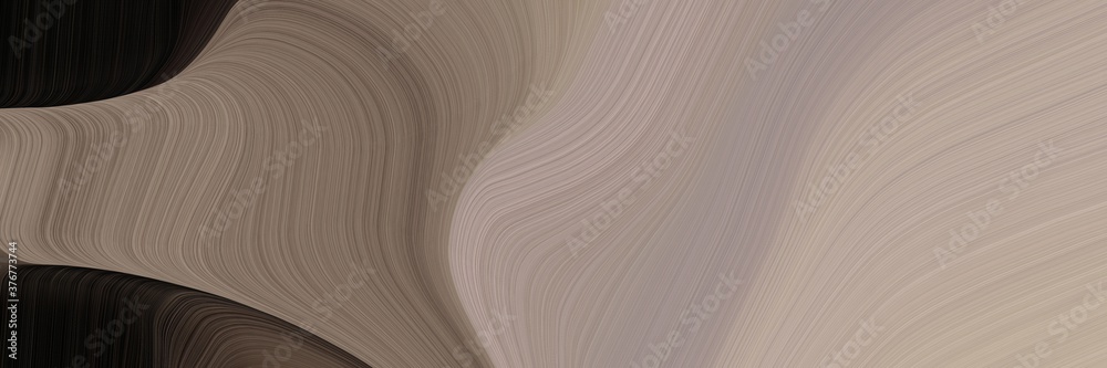 Poster abstract modern banner design with rosy brown, very dark pink and pastel brown colors. fluid curved 