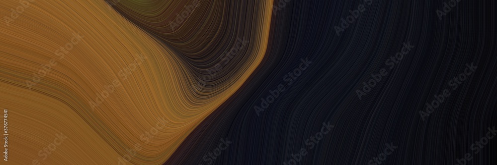 Poster abstract artistic horizontal header with very dark pink, brown and old mauve colors. fluid curved fl