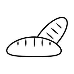 breads icon image, line style