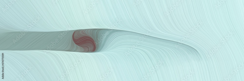 Poster abstract moving banner with powder blue, dim gray and dark sea green colors. fluid curved flowing wa