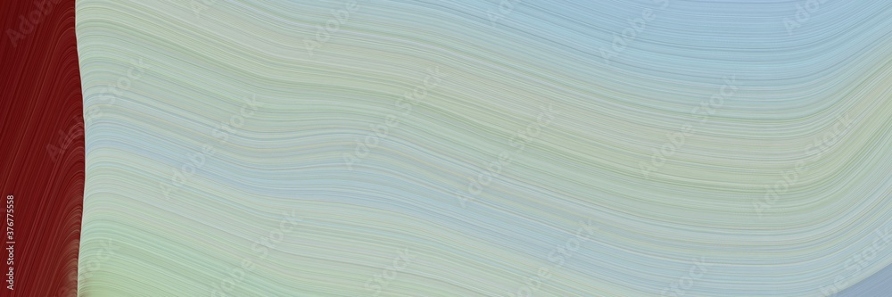 Fototapete abstract colorful header design with ash gray, dark red and dark gray colors. fluid curved lines with dynamic flowing waves and curves for poster or canvas
