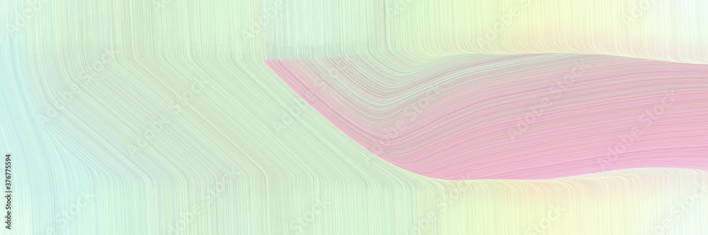 Poster abstract artistic designed horizontal banner with tea green, baby pink and honeydew colors. fluid cu