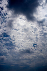 blue sky with clouds