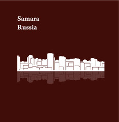 Fototapeta premium Samara City, Russia