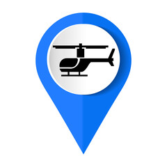 Airport location icon. Vector illustration