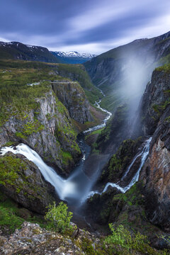 Scenic view of Voringfossen