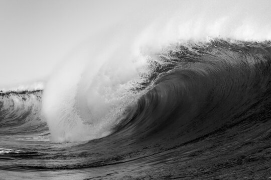 View of wave in sea