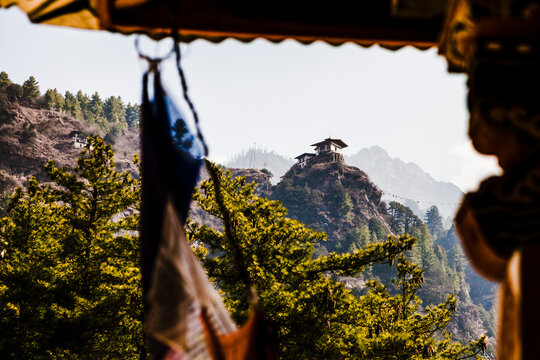 View of Paro Taktsang, Paro, Bhutan