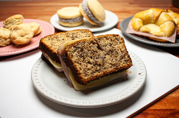 Sándwich de pan de nuez