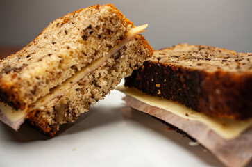 Sándwich de pan de nuez