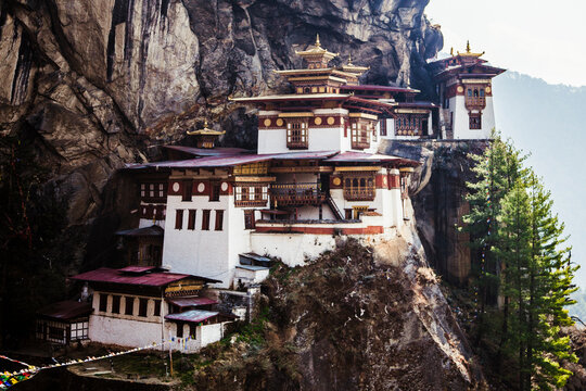 Exterior view of Paro Taktsang