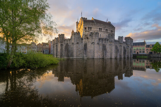 Exterior view of Castle of Ghent