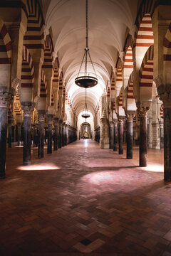 Interior view of Mosque of Cordoba