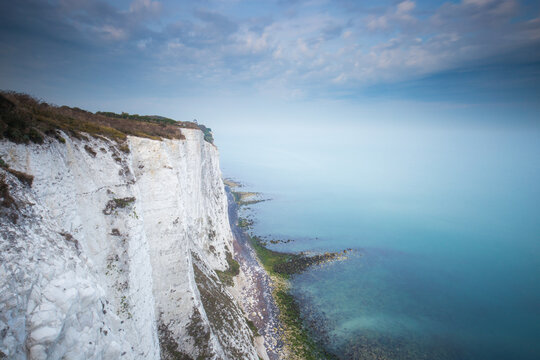 Scenic view of White Cliffs of Dover