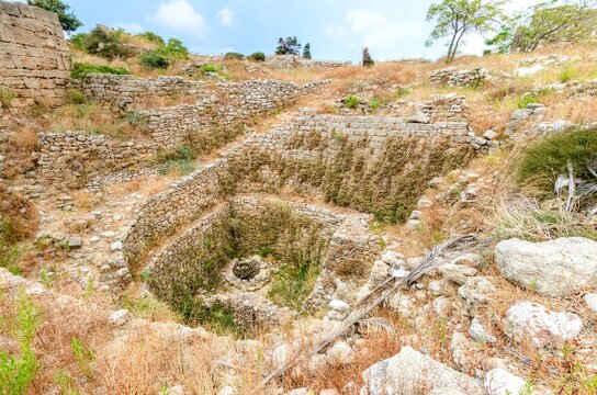 Crusader's castle in the historic city of Byblos in Lebanon