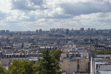 Obraz premium Paris desde el aire 
