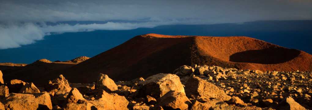 Hawaiian volcano of Mauna Kea
