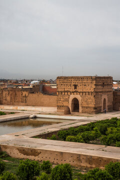 View of El Badii Palace