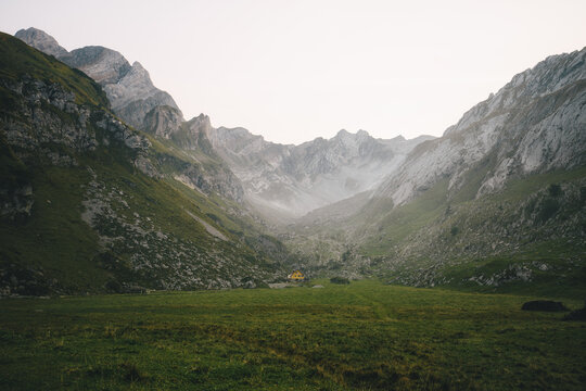 View of Alpstein mountain range