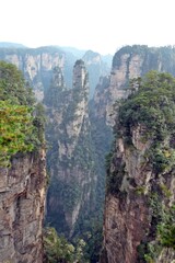 waterfall in the mountains