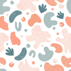 Trendy modern abstract pattern. Cartoon illustration of trendy modern abstract vector pattern for web design