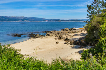 Nasos beach in Arousa Island