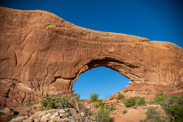 South arch in Arches National Park