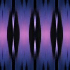 Ikat Abstract Blur Seamless Pattern Ethnic Swatch. High quality illustration. Smudged boho traditional ikat thread design. Fuzzy abstract blobs.