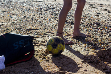 Pelota en la playa © Lorenzo