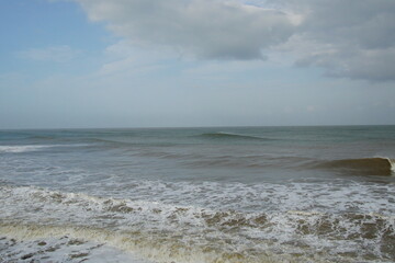 Wave on the beach in Japan