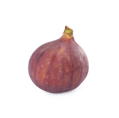 Whole tasty fresh fig isolated on white