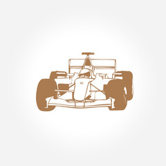 formula 1 car icon