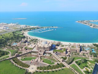aerial view of barcelona spain