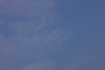 blue sky with clouds in morning