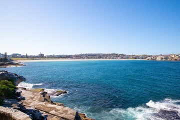 View of Bondi Beach Sydney NSW Australia