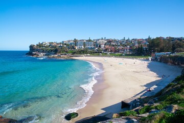 View of Bronte Beach Sydney NSW Australia