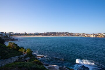 View of Bondi Beach Sydney NSW Australia