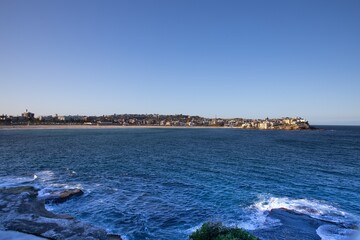 View of Bondi Beach Sydney NSW Australia